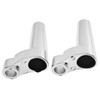 HDBUBALUS Chrome Front Turn Signal Mounts Relocation Kit Fit for