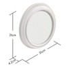 Lascelles London Brushed Chrome Metal Cased Wall Clock with Marble