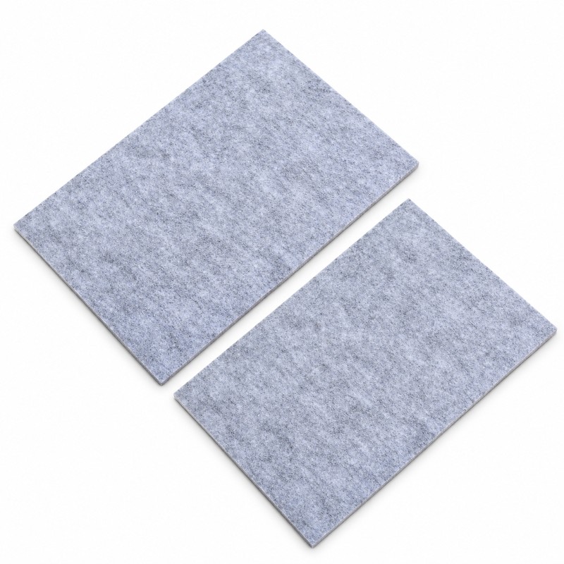 2-Pack Self-Adhesive Felt Furniture Pads - Cut-to-Fit Floor Protectors for