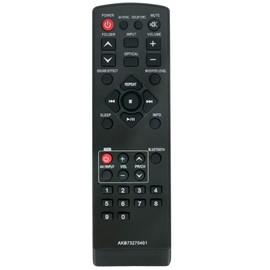 Replacement Remote Control AKB73275401 Supports for LG LSB316 HLS36W SHS36-D HLS36W-NB NB3510A Speaker Sound Bar