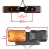 Caltric Complete Left TailLight fits John Deere 3032E 3038E DH610001-