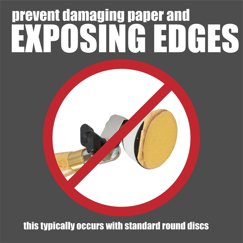 Keystone Flex Edge Gold 2 Inch Hook and Loop Sanding
