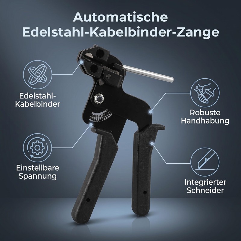 Cable Tie Pliers for Stainless Steel Cable Ties - 210