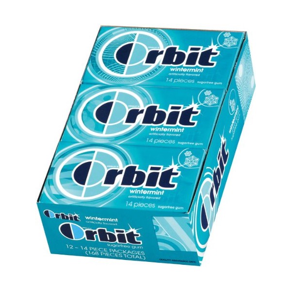 Orbit Gum Wintermint 12 unidades caja