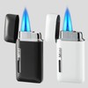 Cponmist 2 Pack Mini Butane Lighter, Double Jet Torch Lighter