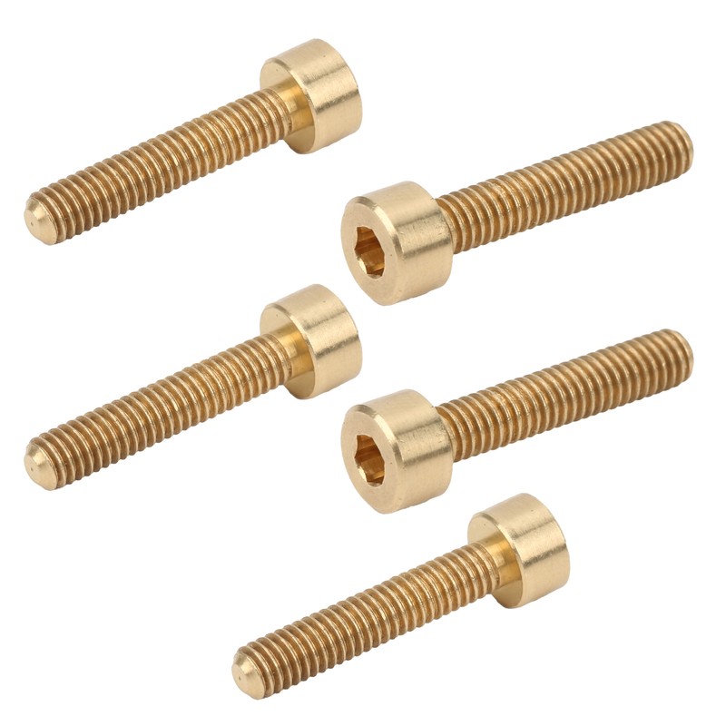 50Pcs Cap Hex Socket Screw Copper Fastener Hardware Tools Industrial