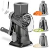 Badelite Cheese Grater Hand Crank Rotating Cheese Shredder Stainless Steel