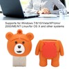 Cartoon U Disk Bear Appearance High Speed Bulk Storage Flash