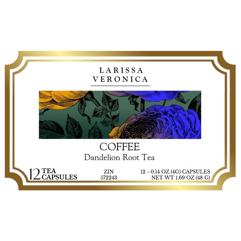 Coffee Dandelion Root Tea (Single Serve K-Cup Pods) (12 pods,