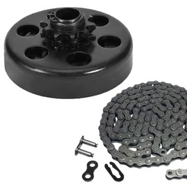Centrifugal Clutch 3/4 Bore 10T for #40/41/420 Chain Compatible for Go Kart Minibike Lawnmower Fun Kart Engine 3/4 Bar