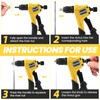 Duratl Rivet Nut Tool Kit, 8-Inch Hand Rivnut Tool for