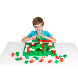 Juego de bloques y bloques de construcción Strictly Briks | Big Briks Holiday | 100% compatible con todas las principales marcas de ladrillos | 84 piezas