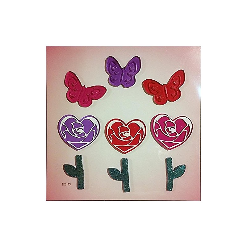 Design Ideas GelGems Valentine's Day Themed Gel Window Clings (Love