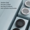20Pcs Stainless Steel Ventilation Grille 19mm, Circular White Air Vent