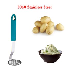 Mashed small potato masher, 304 Stainless Steel Bean and Potato Masher