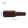 Bivethoi T25 Torx Impact Screwdriver Bit Set, 1/4" Magnetic Screw