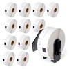 COLORTY 12 Rolls Compatible Brother DK-1201 1.1" x 3.5" Address
