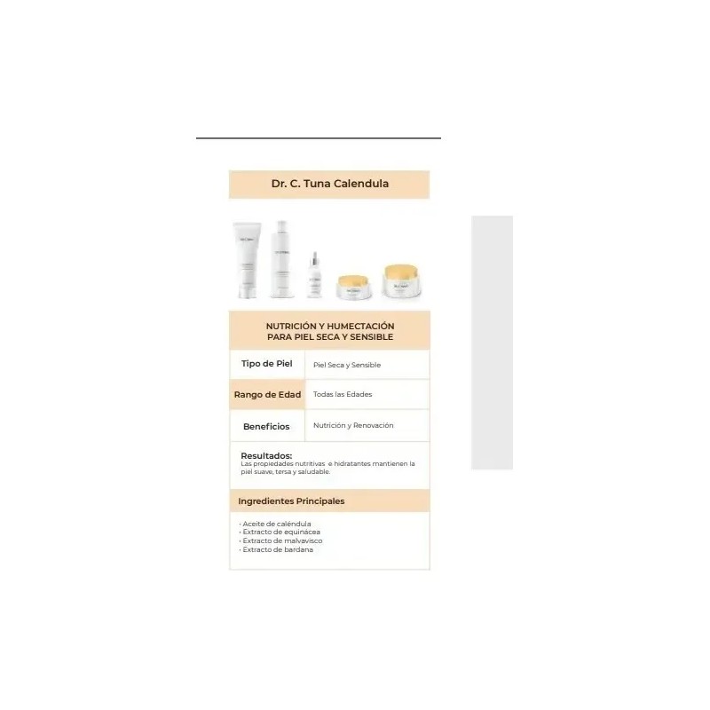 Limpiador Facial De Caléndula Farmasi Piel Seca / Sensible