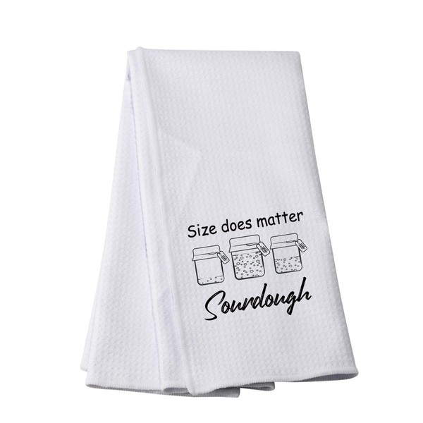 PWHAOO Sourdough Starter Kitchen Towel Size Does Matter Sourdough Kitchen