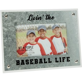 Livin' The Baseball Life - 8.5x6.5 inch Easel Back Picture Frame