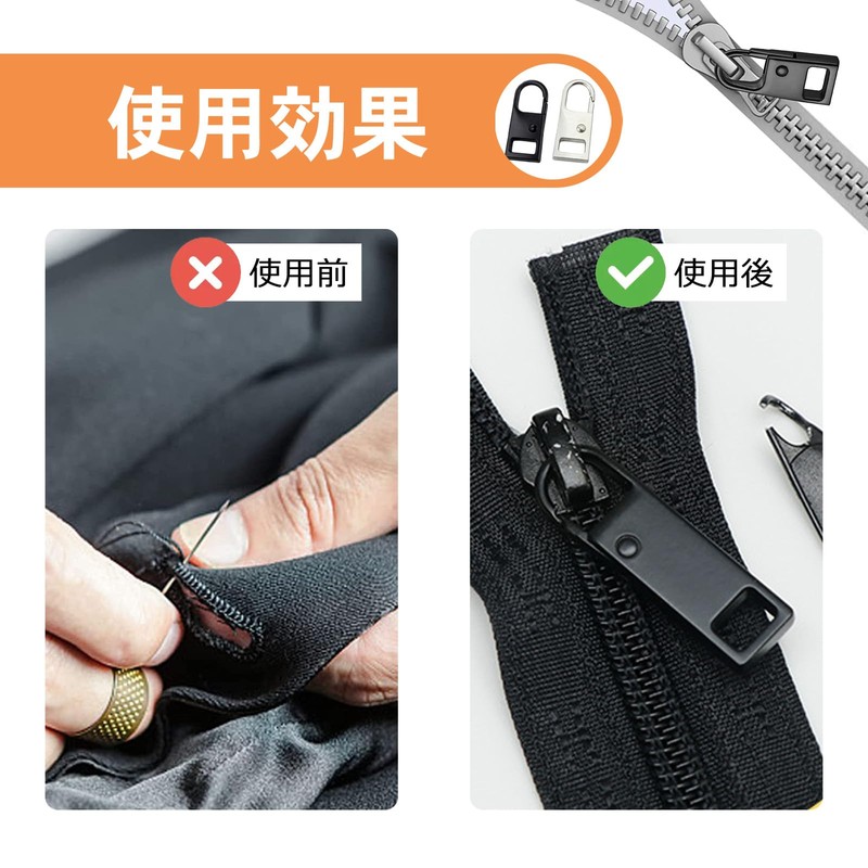 Zipper Puller Replacement Zipper Parts Fastener Repair Kit Fastener Handle
