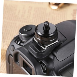 KOMBIUDA 4PCS Hot Shoe Adapter Set Aluminum Alloy Tripod Screw Mount for DSLR Cameras Dual Cold Shoe Design for Photography Accessories Compatible Vlogging and Studio Use