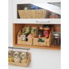 StorageWorks Pantry Baskets for Organizing, Wicker Basket with Built-in Handles,