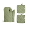 Oven Mitts and Pot Holders 4 pcs Set,High Heat Resistant