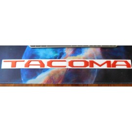 Advanced Trims NEW RED 3D RAISED DOMED TAILGATE INSERT LETTERS FITS TOYOTA TACOMA 2016-23