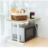 Farios Wooden Microwave Oven Rack, 2-Tier Kitchen Counter Shelf, Kitchen
