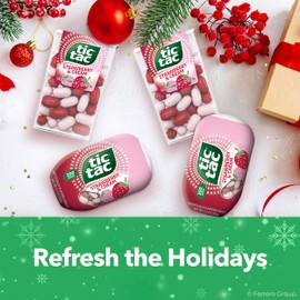 Tic Tac Strawberry & Cream Flavored Mints, Bulk 12 Pack, On-The-Go Refreshment, 1 oz Each