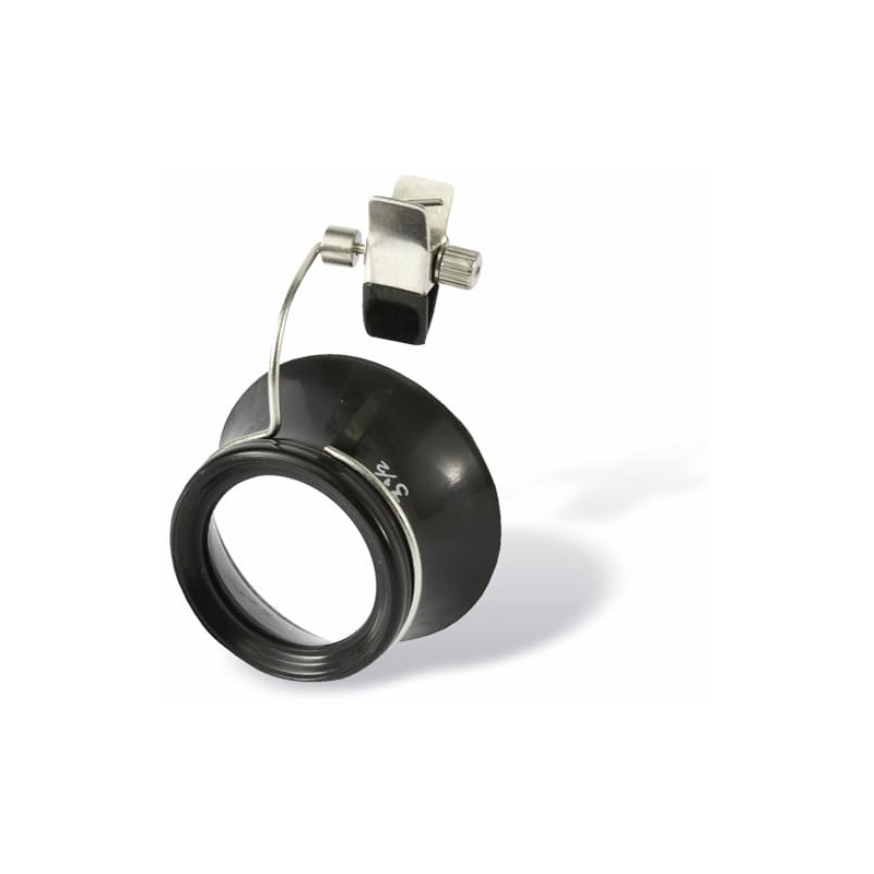 Watchmaker's eyepiece for people who wear glasses