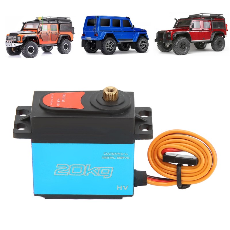20KG RC Digital Servo 180 Degree Rotation High Speed Metal