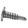 JPF Steel Drill Screws, M5X, Stainless Steel, Flat Head, Total