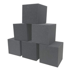 Foamma Charcoal Foam Pit Cubes/Blocks 5” x 5” x 5” 50 Pack for Gymnastics, Freerunning and Parkour Courses, Skateboard Parks, BMX, Trampoline Arenas