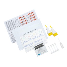 Eldoncard INC Blood Type Test (Complete KIT) - Find Out if You are A, B, O, AB & RH- Results in Minutes - Air Sealed Envelope, Safety Lancet, Micropipette, Cleansing Swab - 1 Pack