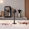 Black 2-In-1 Espresso Coffee Bean Spoon Tamping Scoop Tamper Tea
