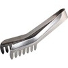 Fackelmann Stainless Steel Spaghetti Tongs, Silver, 19 x 11.8 x