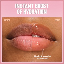 REVLON REVLON Super Lustrous Glimmer Lip Oil, Moisturizing & Tinted, Shiny Finish, Made with Plant-Based Squalane, 003 Glow Mama, 0.13 fl oz