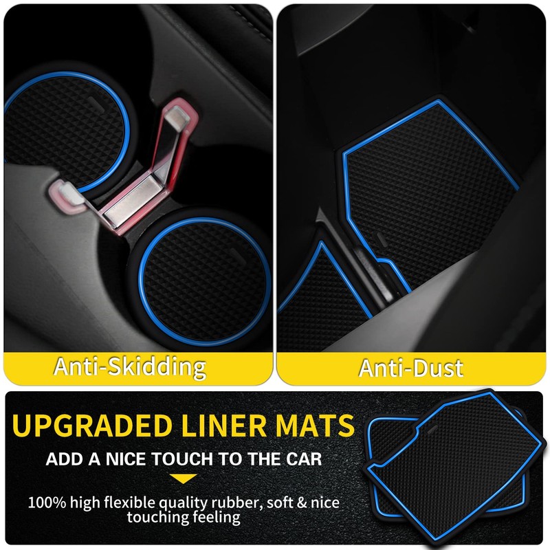 Asgohme Fit for Chevy Camaro 2016-2024 Accessories, Upgraded Custom Non-Slip