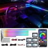 Dreamcolor Acrylic Interior Car LED Strip Light with Wireless APP,