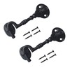 TERF® 75mm Heavy Duty Antique Black Cabin Door Hook and