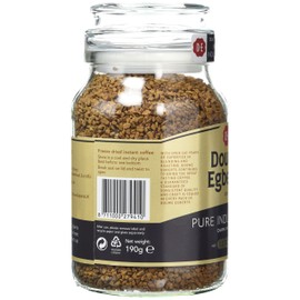 Douwe Egberts Pure Indulgence Dark Roast Coffee, 190g