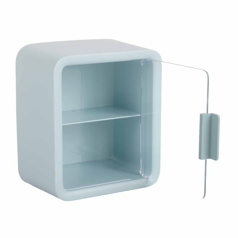 Doll House Room Dollhouse Cabinet Display Box Storage Case 2