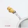 eve-mode 18-8 Stainless Steel Tea Strainer with Genuine Bamboo Handle