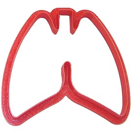 Lungs Cookie Cutter 3.75 Inch - Hand Made in the USA