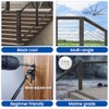 Muzata 10 Pairs 1/8" Black Cable Railing Hardware Kit Swage