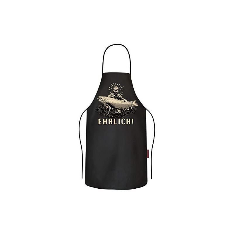 RAHMENLOS Barbecue Apron Cooking Apron Kitchen Apron Gift for Anglers: