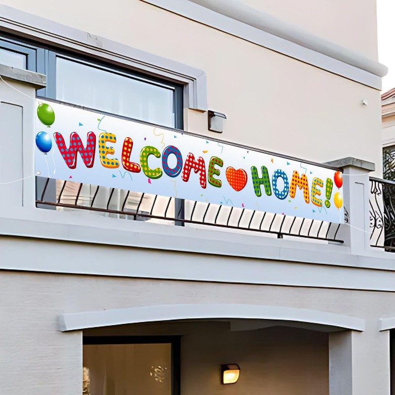 Labakita Welcome Home Banner, Decorations for Hospital/Military/Navy/Marine Corps/Marine Boot-camp/Army/National Guard/Air