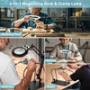 KUVRS Helping Hands Soldering Station, 10X Magnifying Glass with Light